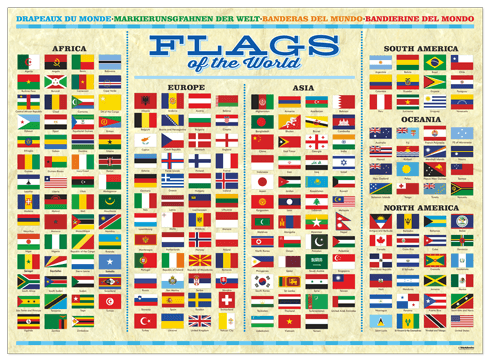 Wall Stickers: Flags of the World