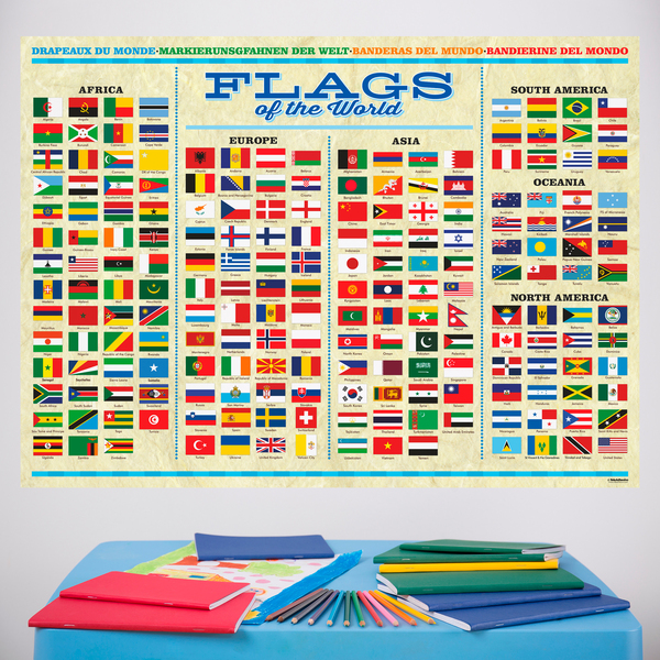 Wall Stickers: Flags of the World