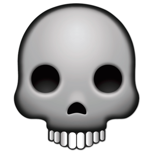 Wall Stickers: Human skull