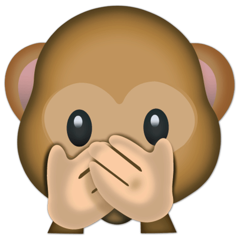 Wall Stickers: Speak-No-Evil Monkey