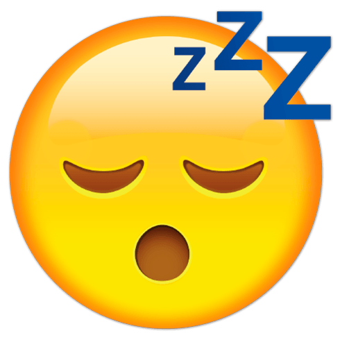 Wall Stickers: Sleeping face