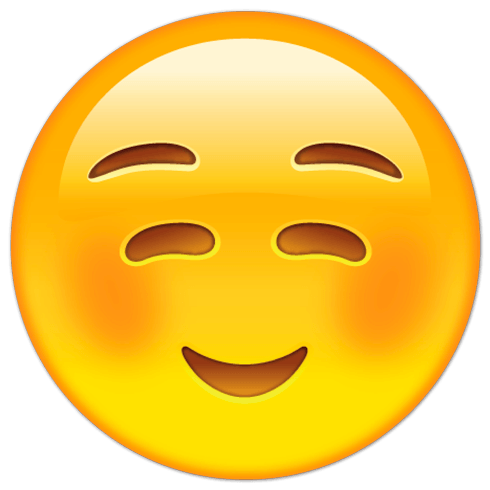 Wall Stickers: Smiley Face embarrassed