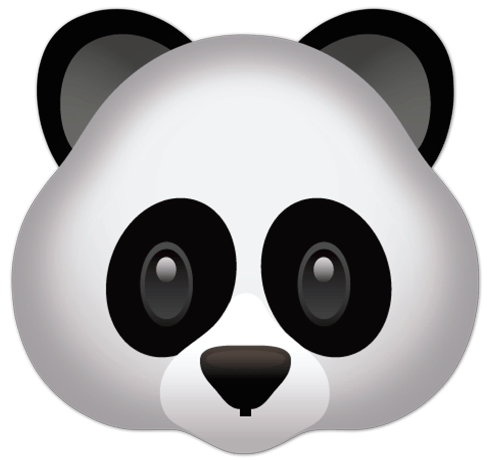 Wall Stickers: Panda Face