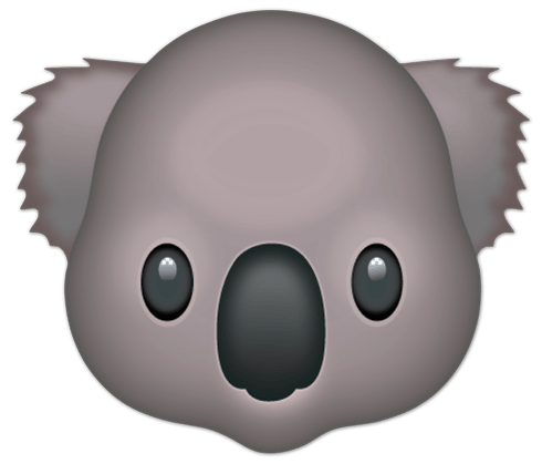 Wall Stickers: Koala Face