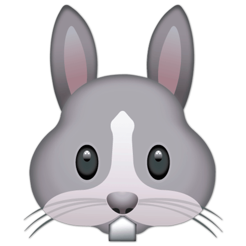 Wall Stickers: Rabbit Face