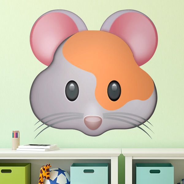 Wall Stickers: Hamster Face