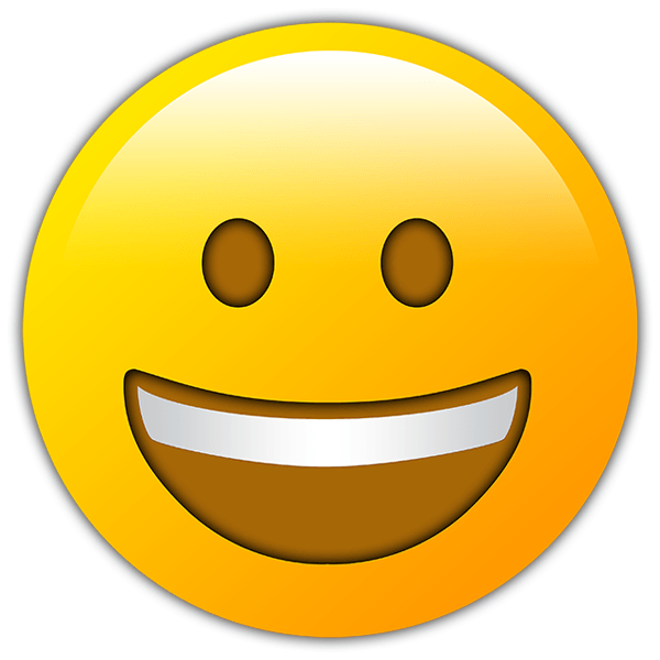 Wall Stickers: Grinning Face