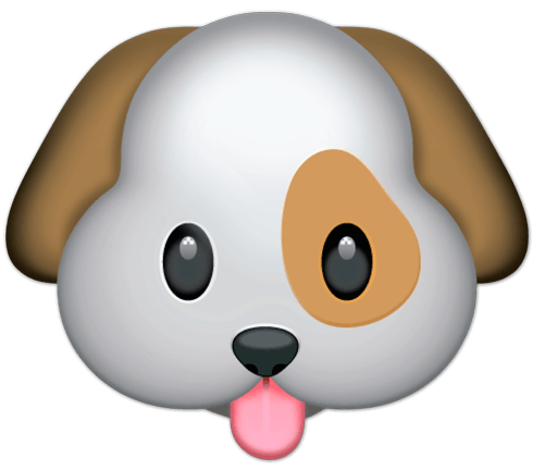 Wall Stickers: Dog face