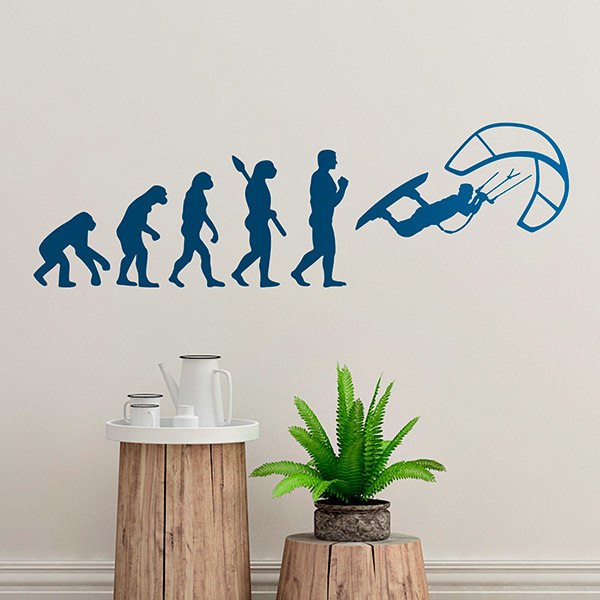 Wall Stickers: Kitesurf jumping evolution