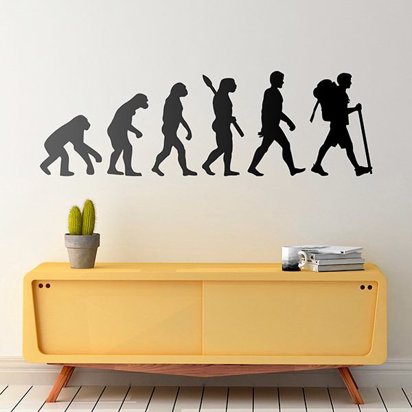 Wall Stickers: Evolution of hiking