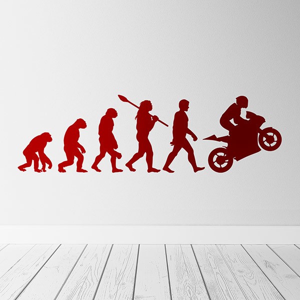 Wall Stickers: Motorcycling evolution