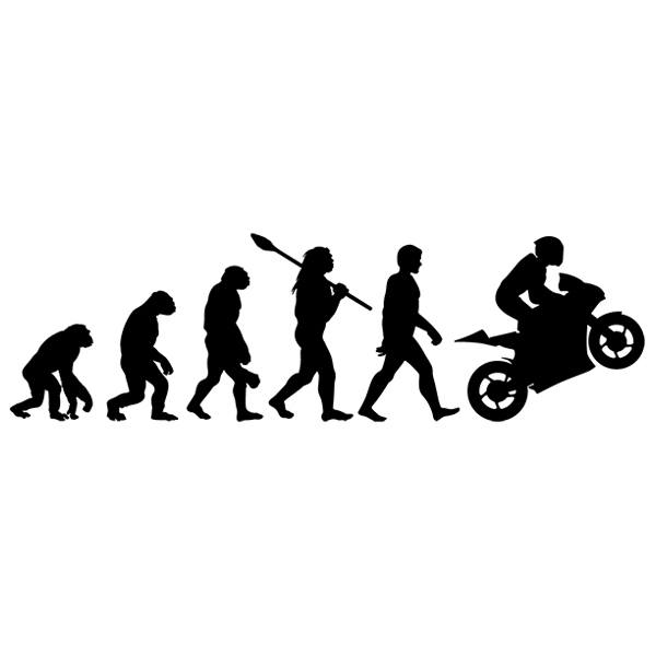 Wall Stickers: Motorcycling evolution