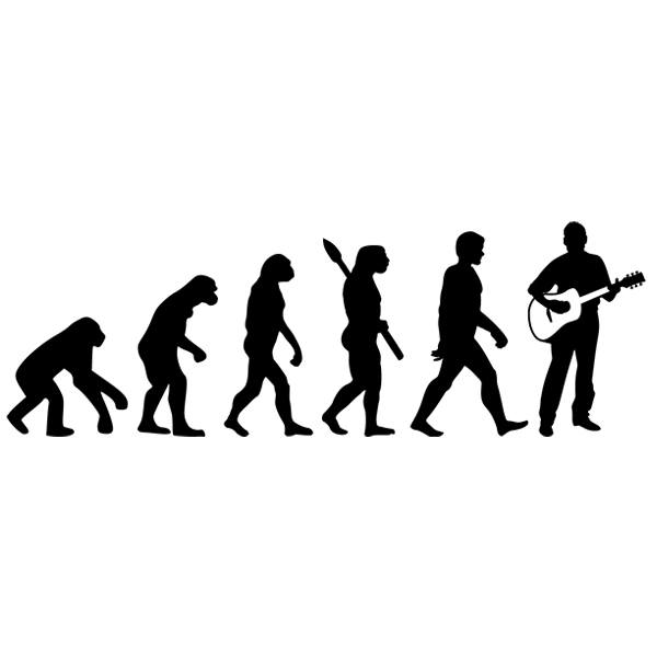 Wall Stickers: Guitarist evolution