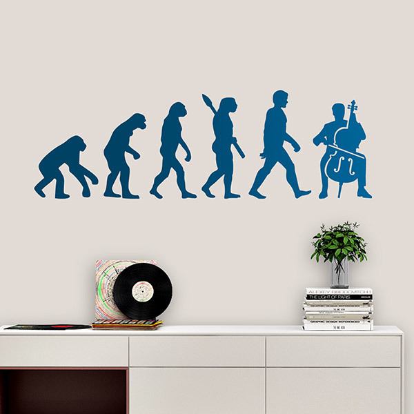 Wall Stickers: Violoncello evolution