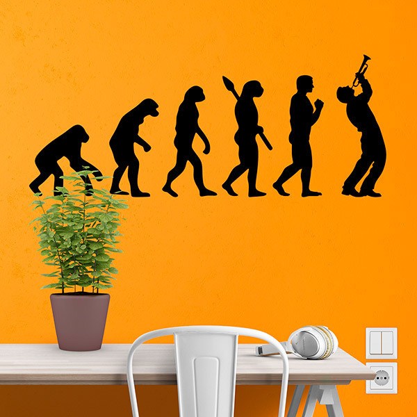 Wall Stickers: Trumpeter evolution