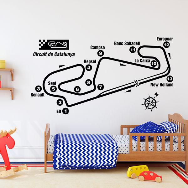 Wall Stickers: Circuit of Catalonia