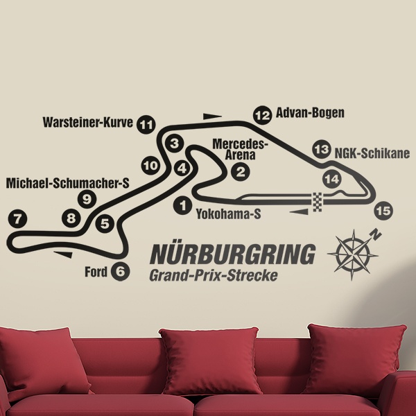 Wall Stickers: Nurburgring Circuit