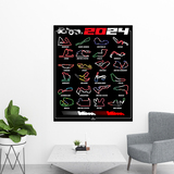 Wall Stickers: F1 Circuits 2024 5