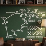 Wall Stickers: Madrid F1 Circuit Sticker 3