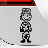Car & Motorbike Stickers: Mother Soldier 3