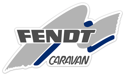 Camper van decals: Fendt Caravan blue