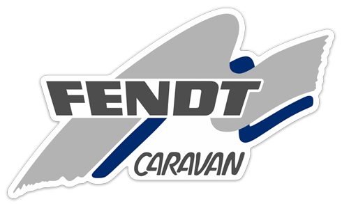 Car & Motorbike Stickers: Fendt Caravan blue