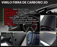Car & Motorbike Stickers: Carbon fiber vinyl wrap 120cm 3