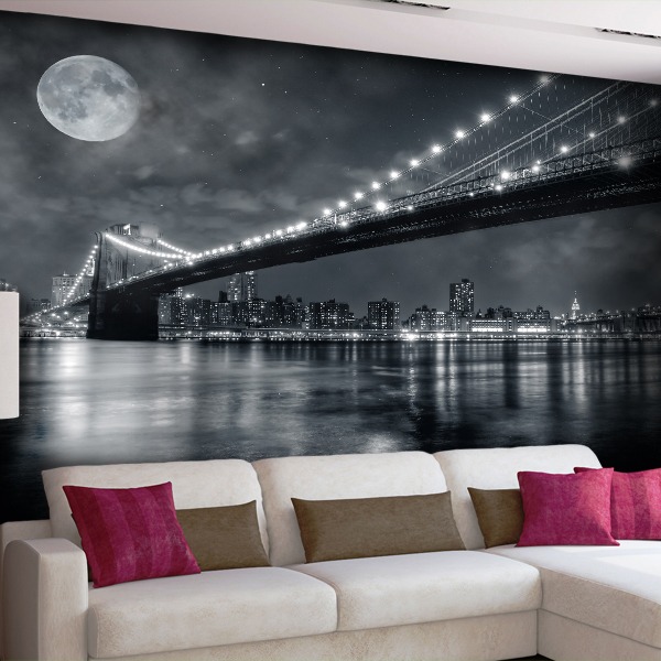 Wall Murals: Nightly Brooklyn Bridge