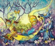 Wall Murals: Japanese fairies 3