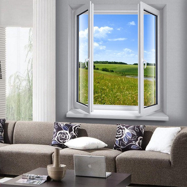 Wall Murals: Window to the meadows 0