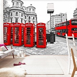 Wall Murals: London in Red 3