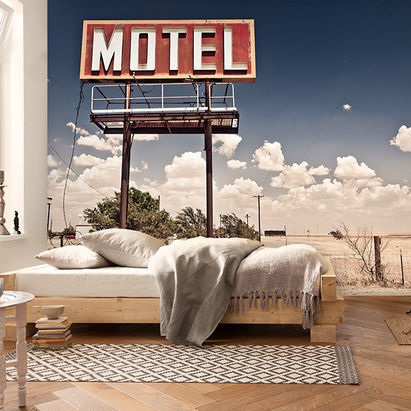 Wall Murals: Motel on Route 66