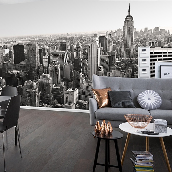 Wall Murals: Aerial view of New York 0