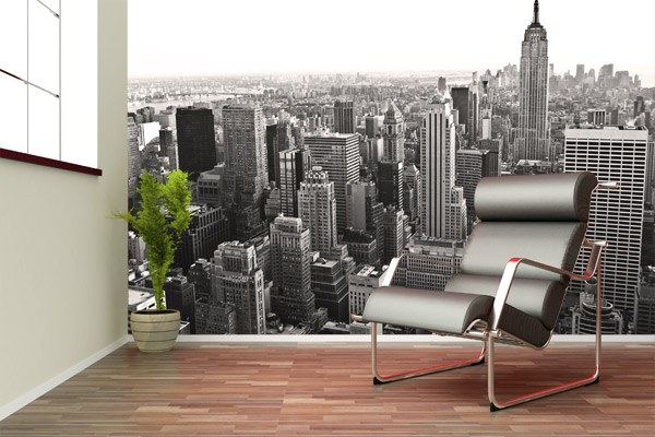 Wall Murals: Aerial view of New York