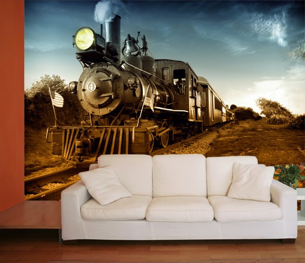 Wall Murals: West locomotive