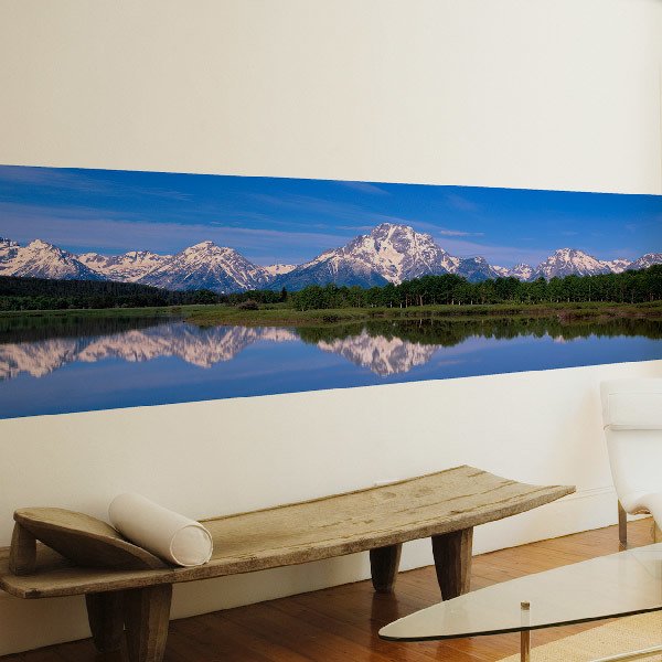 Wall Murals: The lake of the mountains 0
