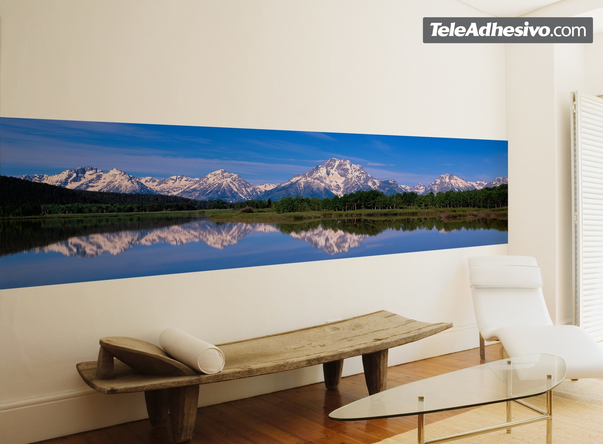 Wall Murals: The lake of the mountains
