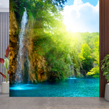 Wall Murals: Waterfall in the forest 4