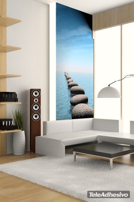 Wall Murals: Stones in the sea