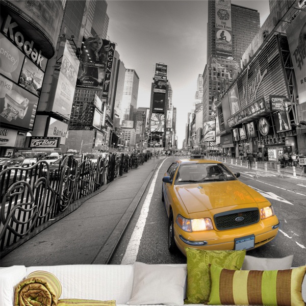 Wall Murals: Taxi in New York 0