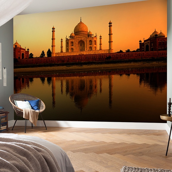Wall Murals: Taj Mahal at sunrise