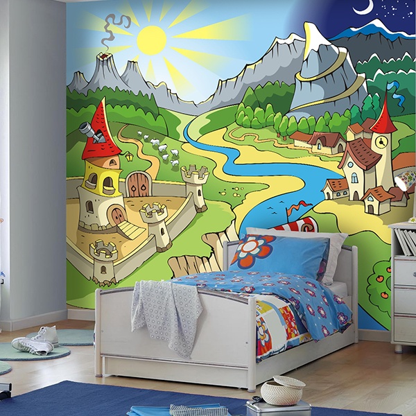 Wall Murals: Children's village 0