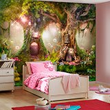 Wall Murals: Tree Houses of the Fairies 2