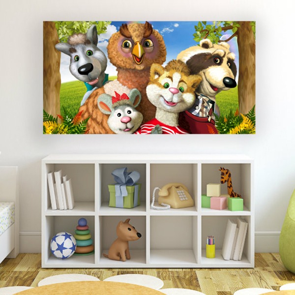 Wall Murals: Gang forest animals