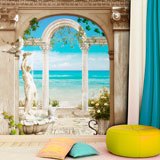 Wall Murals: Arches overlooking the sea 2