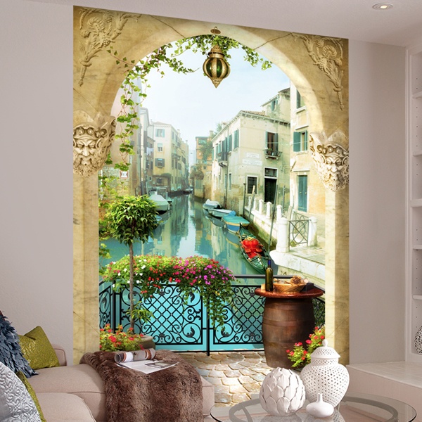 Wall Murals: Balcony from Venice