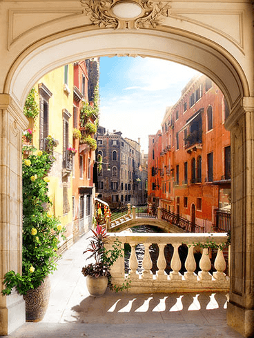Wall Murals: Portico in Venice