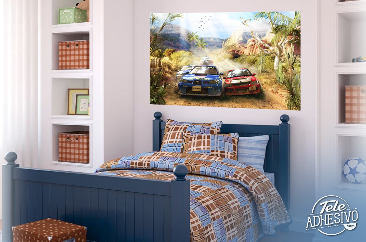 Wall Stickers: Rally Cars
