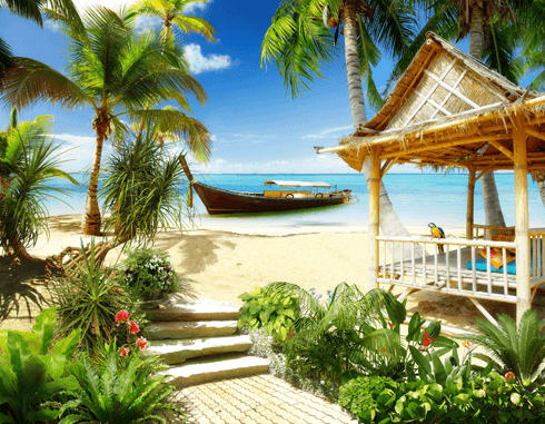 Wall Murals: Dream beach