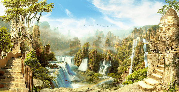 Wall Murals: The hidden valley